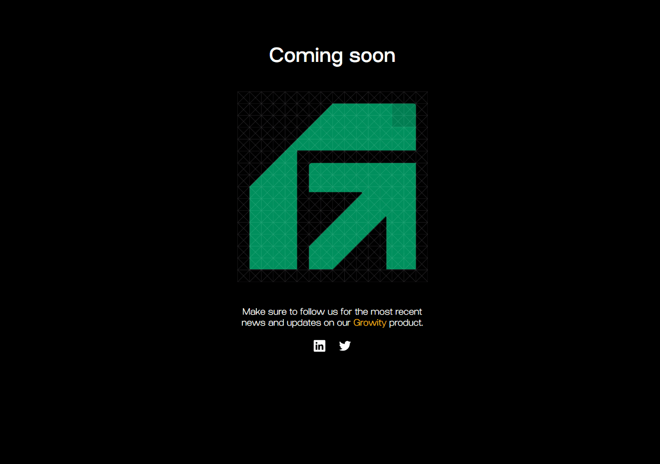 Growity basic Landing Page